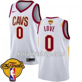 Dres Cleveland Cavaliers Kevin Love 0 2018 NBA Finals Patch Nike Bijela Swingman